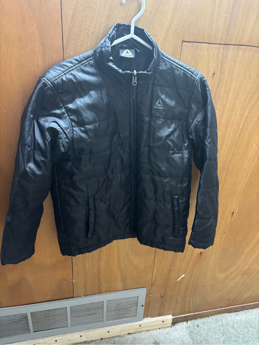 Reebok Men’s Black Quilted Puffer Jacket